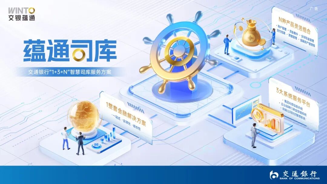交通银行“蕴通司库” 持续深化“1+3+N”服务体系，赋能企业财资管理跃迁-财资一家