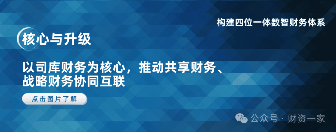 数智财务全景解读 ：构建四位一体数智财务体系，助力世界一流财务-财资一家